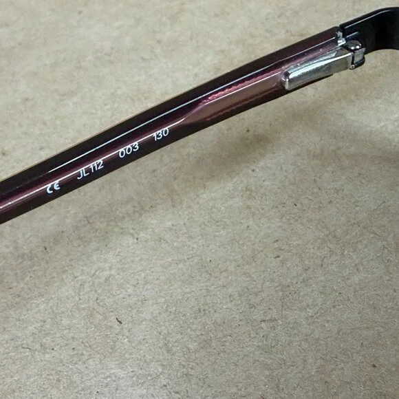 Vintage Jennifer Lopez JLO JL112 003 Semi-Rimless Eyeglass Frames Y2K Sz. 49-17 - Picture 5 of 9